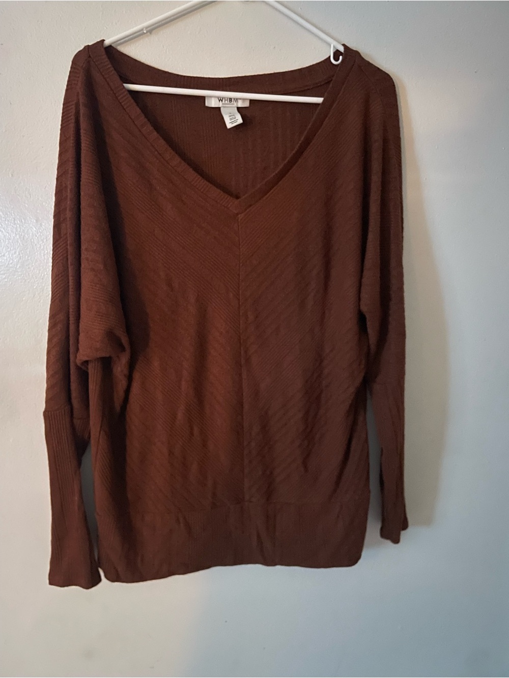 WHBM V-Neck Sweater- L